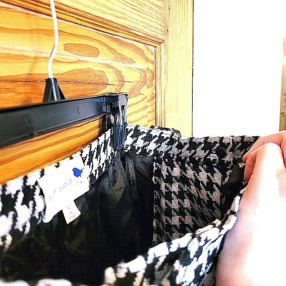 Blue Robin Anthropologie houndstooth skirt - Picture 3 of 8